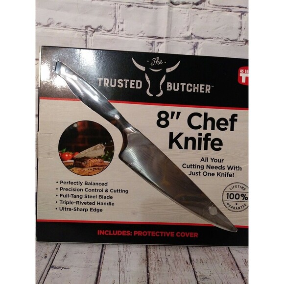 Néw Trusted Butcher 8" Chef Knife As Seen On TV - Picture 3 of 9